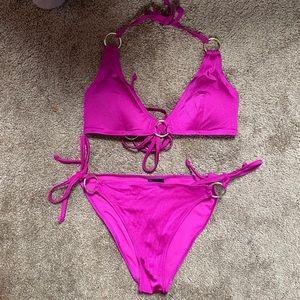 Purple adjustable two piece